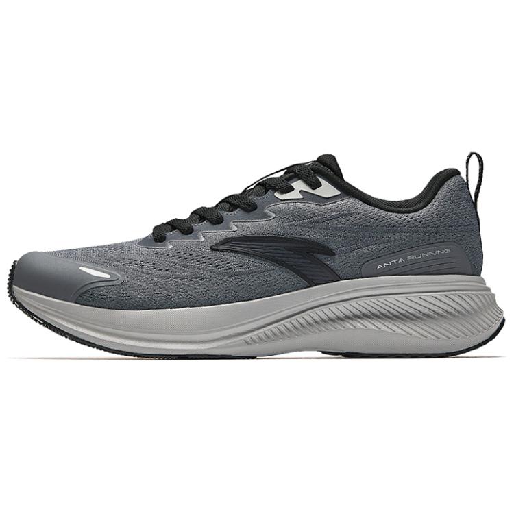 CHAOJIANTA Slip Resistant Abrasion Resistant Low top Casual Running Shoes Men’s Gray Black