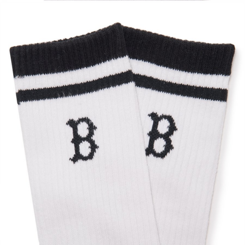 MLB Crew Socks Unisex 3 Pack White