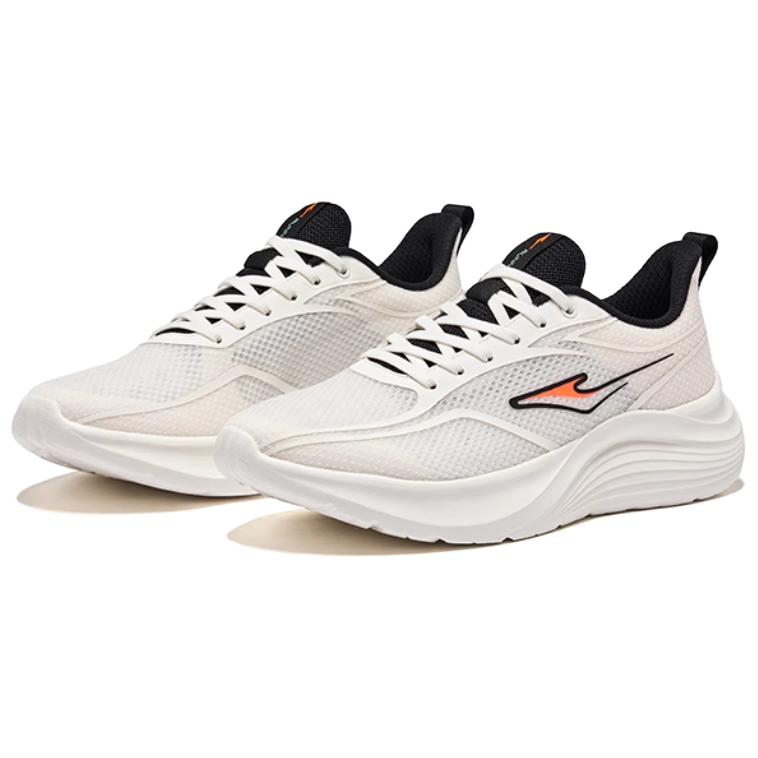 Erke Breathable And Wear resistant Low top Casual Running Shoes Men’s White