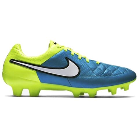 Nike FG Firm Ground Slip Resistant Abrasion Resistant Soccer Shoes Unisex Blue