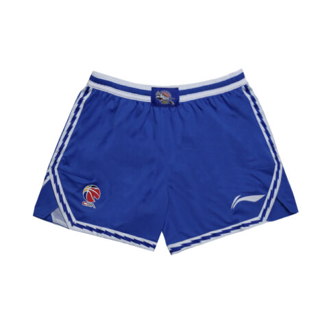 Li Ning CBA Basketball Shorts Classic Version 24 25 Season, Xinjiang Team Men’s Dream Blue