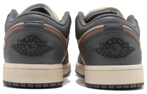 Jordan Air Jordan 1 Low top Vintage Basketball Shoes Unisex Gray