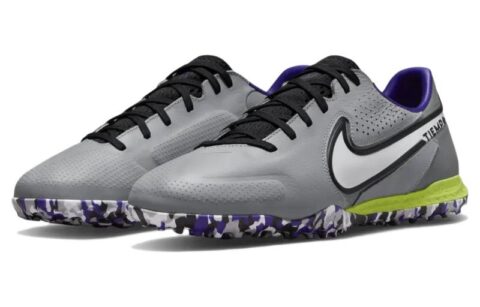 Nike React Legend 9 Pro TF ‘Gray Purple White’