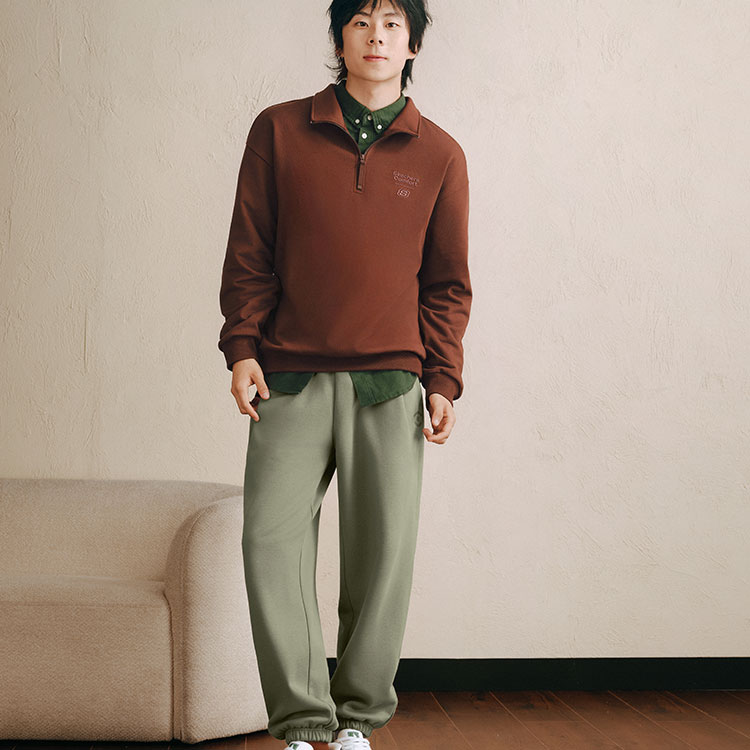 Skechers Knitted Fabric Pants Knitted Sweatpants Men’s
