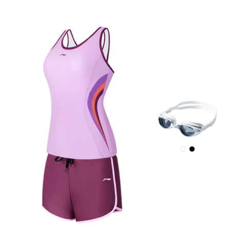 Rose Purple[Swimsuit+Swim Goggles]