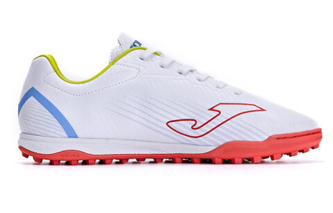 Joma TF Turf Slip Resistant Abrasion Resistant Soccer Shoes Men’s White Red