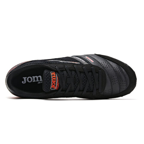 Joma TF Turf Artificial Turf Synthetic Leather Soccer Shoes Men’s Black Orange