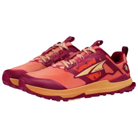 Altra Slip Resistant Abrasion Resistant Low top Running Shoes Women’s Red Orange