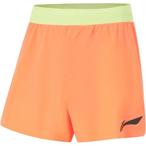 Li Ning Running Collection Sports Shorts Men's Fluorescent Melon Orange