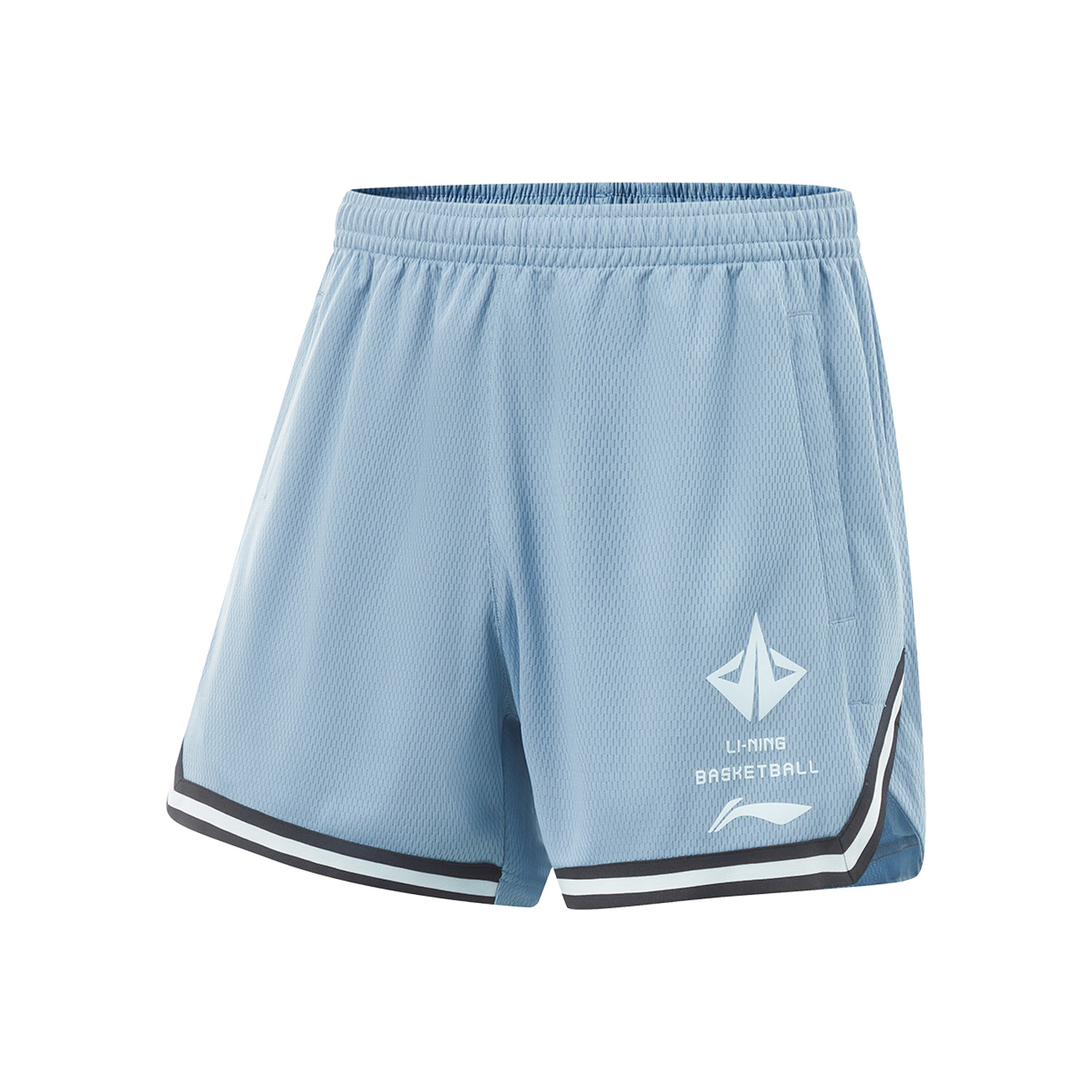 Li Ning Basketball Shorts Men’s Wild Gray Blue