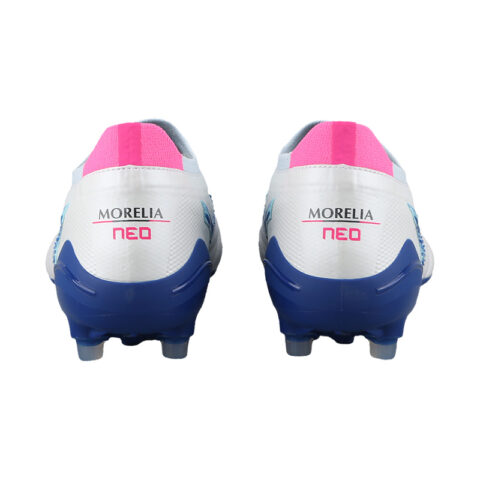 Mizuno Morelia Neo 4 Soccer Shoes Unisex White Blue Pink