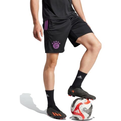 Adidas Bayern Munich Black Soccer Bottoms Men’s Black Moderate A Line