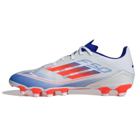 Adidas F50 League MG Multi Ground Artificial Turf Soccer Shoes Men’s White Red Blue