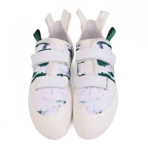 LUFU Slip Resistant Abrasion Resistant Low top Rock Climbing Shoes Unisex White