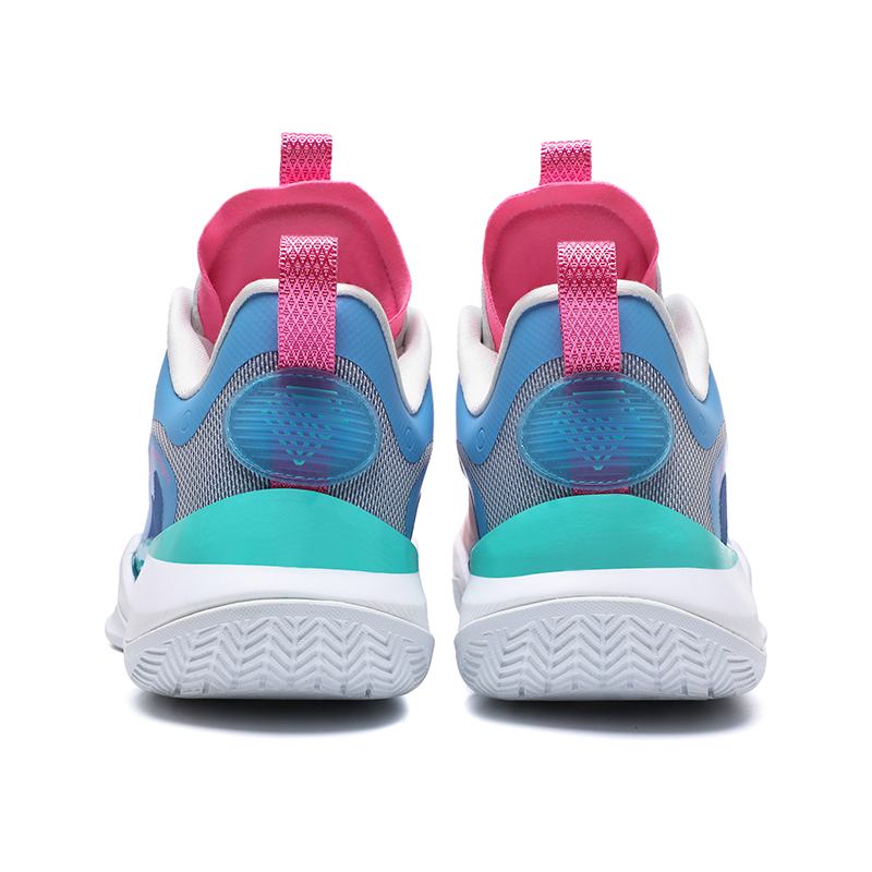 Up Run Basketball Shoes Unisex Peach Wood Pink