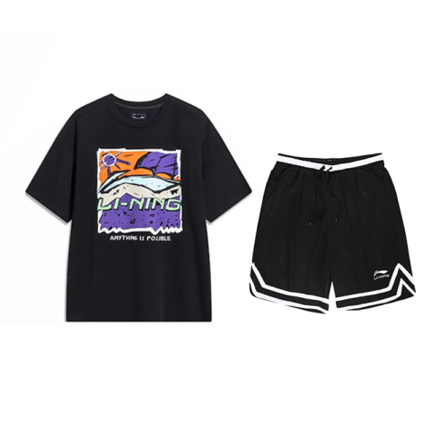 Li Ning Casual Sportswear Unisex Black