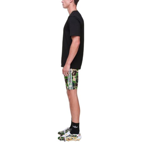 Adidas x Bape Fb camouflage stripe shorts