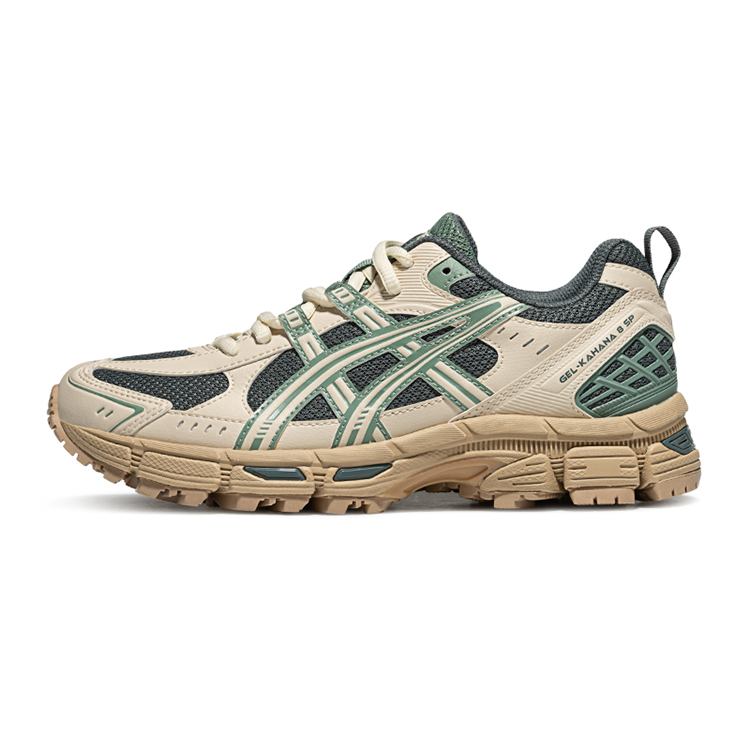 ASICS Gel Kahana 8 Cushioning Breathable Rebound Low top City Commuting Running Shoes Women’s Beige Green