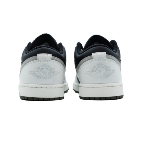 Jordan Air Jordan 1 ‘Night Shade Silver Gleam’ Abrasion Resistant Low top Vintage Basketball Shoes Unisex