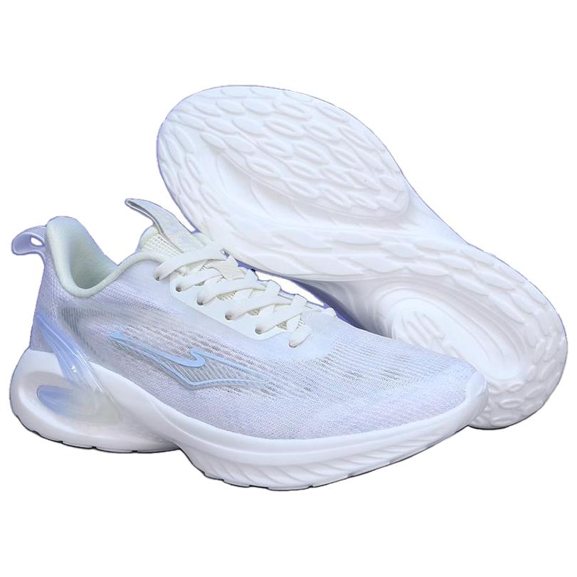 Erke Cushioning Breathable Lightweight Low top Casual Sprint City Commuting Running Shoes Women’s White
