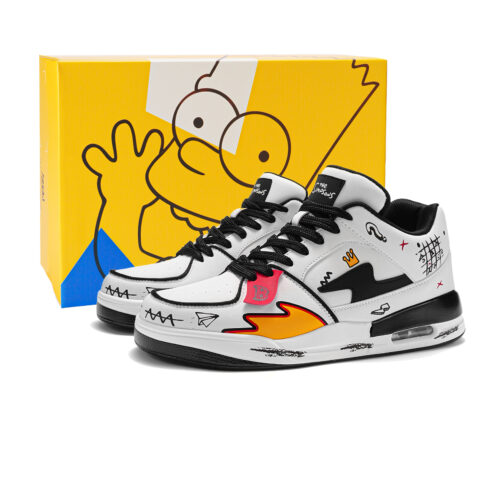 The Simpsons Low top Vintage Basketball Shoes Unisex