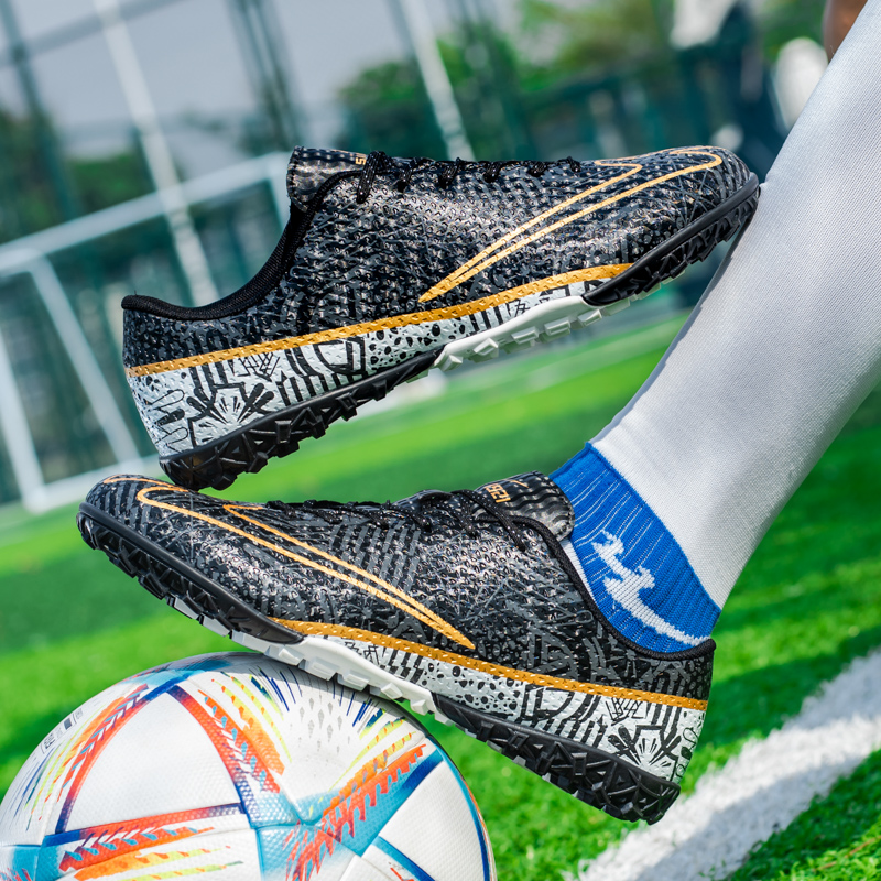 DOUBLE STAR 88 Breathable Lightweight Breathable And Lightweight Soccer Shoes Unisex Black