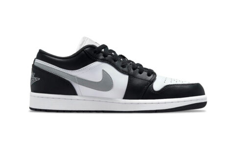 Jordan Air Jordan 1 Shadow Support Low top Vintage Basketball Shoes Unisex Black White