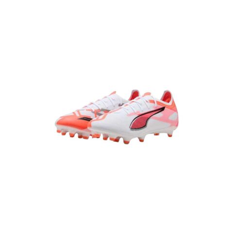 PUMA Ultra 5 Match AG Artificial Ground FG Firm Ground Abrasion Resistant Soccer Shoes Unisex Bright Red
