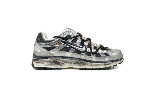 Nike P 6000 Abrasion Resistant Low top Running Shoes Men’s Silver Gray