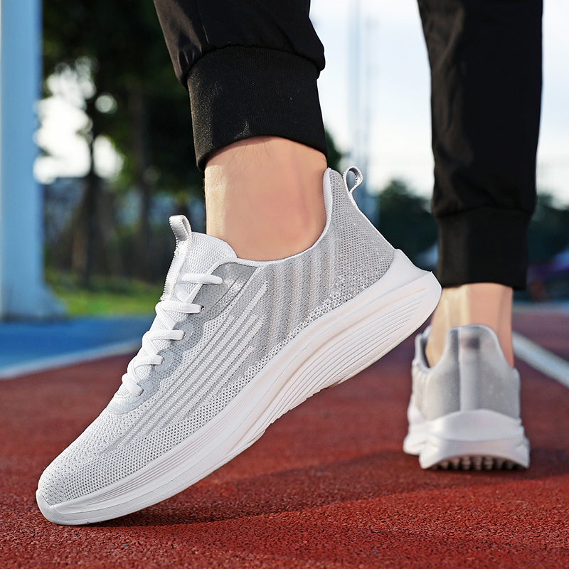 BIANSULONG Cushioning Slip Resistant Abrasion Resistant Low top Casual Running Shoes Unisex