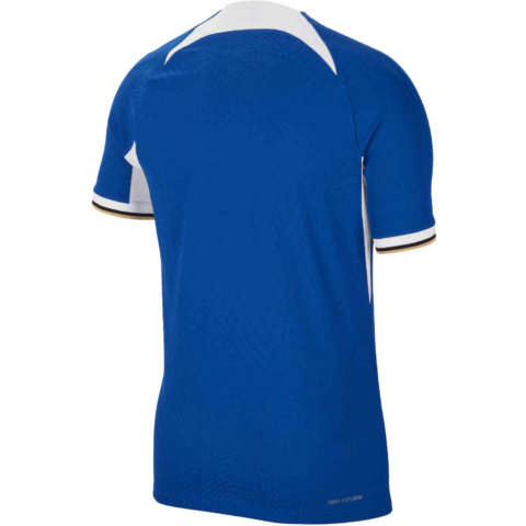 Nike Chelsea FC 2023/24 Match Home Soccer Jersey Men’s Rush Blue/White/Club Gold