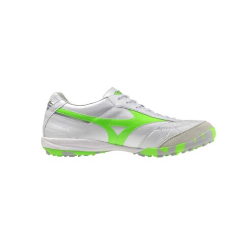 Mizuno SALA Comfortable TF Turf Cushioning Soccer Shoes Unisex Silver White