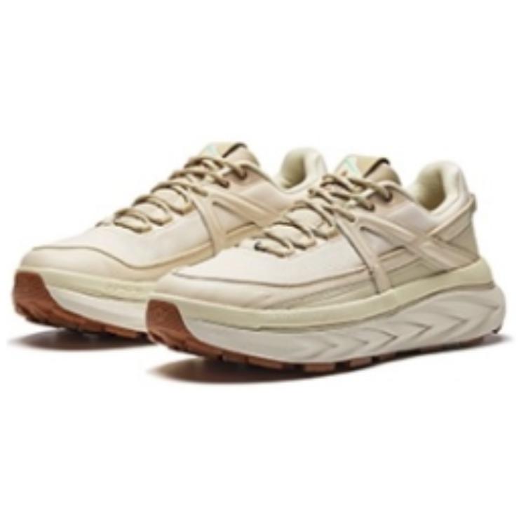 Anta Mountain Opening V2 Slip Resistant Abrasion Resistant Low top Running Shoes Men’s Beige Yellow