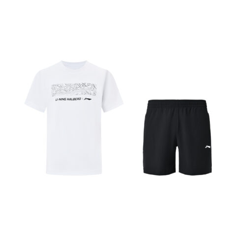 Li Ning Badminton Collection Casual Sportswear Unisex White Black