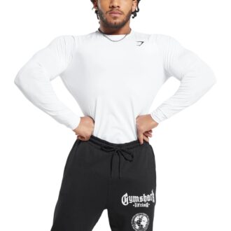 GYMSHARK Element Baselayer Workout Clothing Men's White