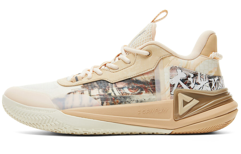 PEAK Chinese Original Collection Basketball Shoes Men’s Low Top Desert Pink