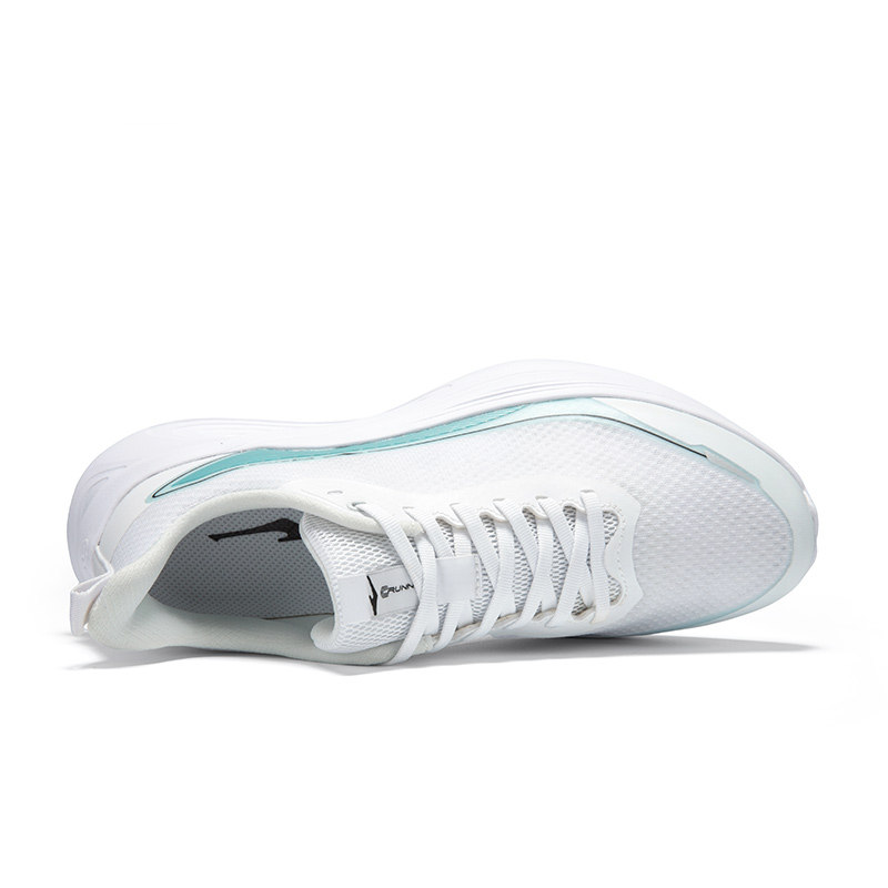 Erke Cushioning Breathable Lightweight Low top Casual Running Shoes Men’s White Green