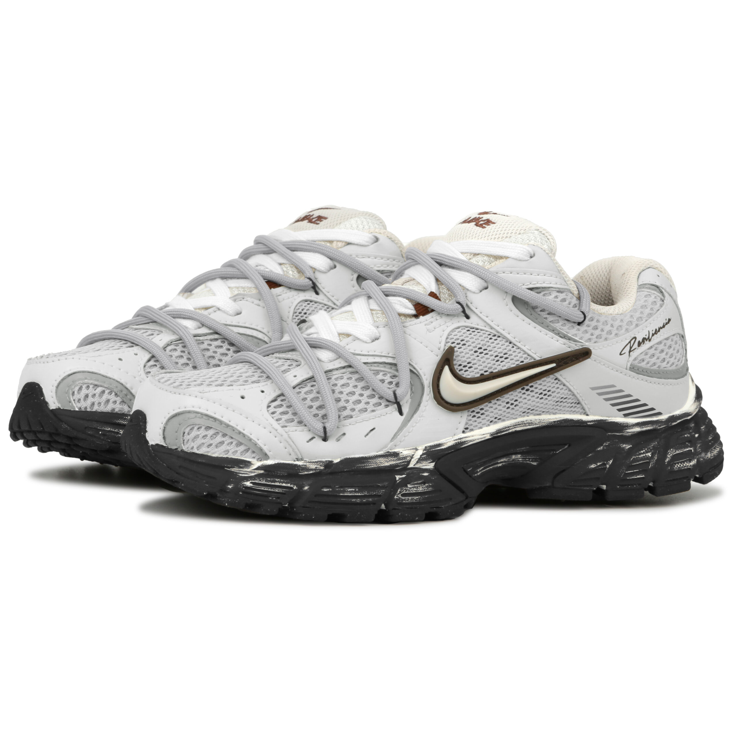Nike V5 RNR Low top Casual Running Shoes Unisex Silver Black