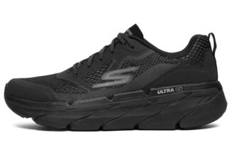 Skechers Max Cushioning Running Shoes Men's Black Gray