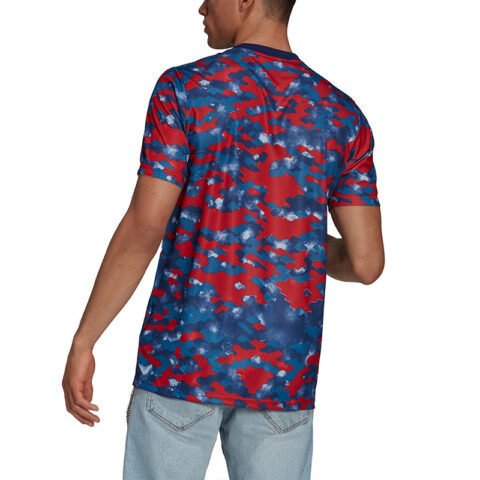 Adidas Bayern Munich Black Soccer Jersey Men’s Red Blue Multicolor