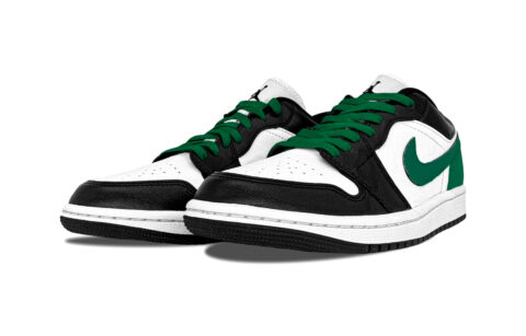 Jordan Air Jordan 1 Malachite Abrasion Resistant Low top Vintage Basketball Shoes Unisex Jasper