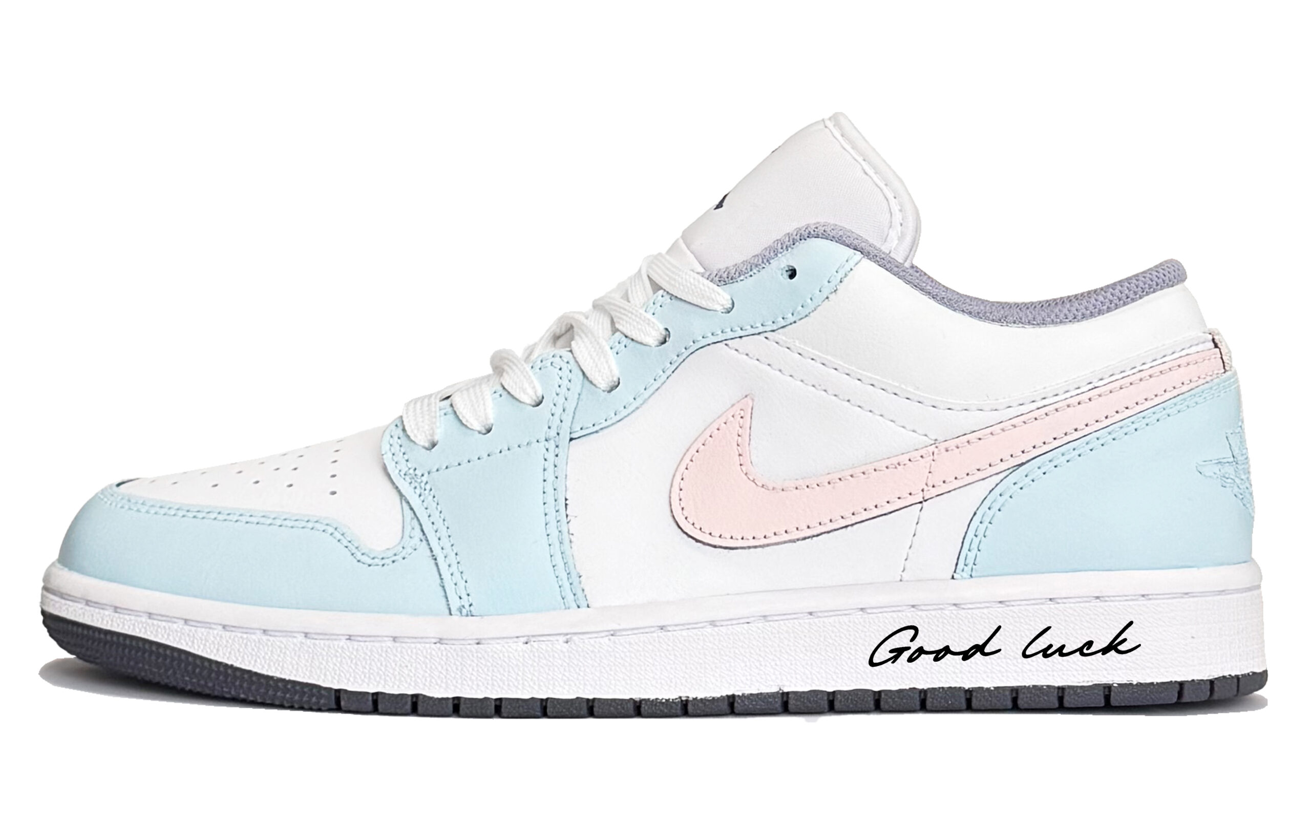 Jordan Air Jordan 1 Moon Mail, Salted Berry Cushioning Low top Vintage Basketball Shoes Men’s Sky Blue