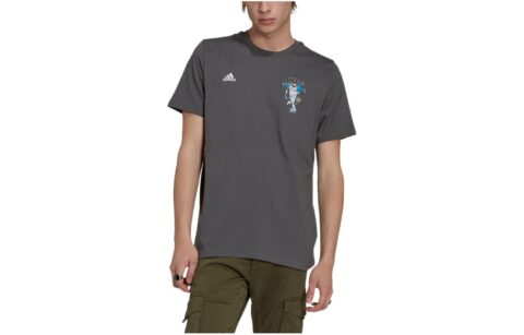 Adidas Soccer Jerseys Men's Dark Gray Moderate Straight Fit