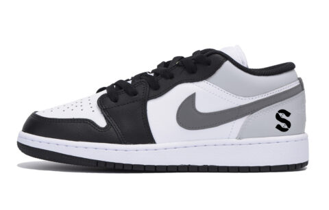 Jordan Air Jordan 1 Puppy Fragment, Year Of The Snake Abrasion Resistant Low top Vintage Basketball Shoes Men’s Black