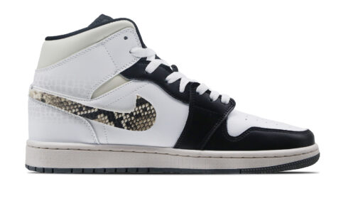 Jordan Air Jordan 1 Vintage Basketball Shoes Men’s Mid Top Black/White