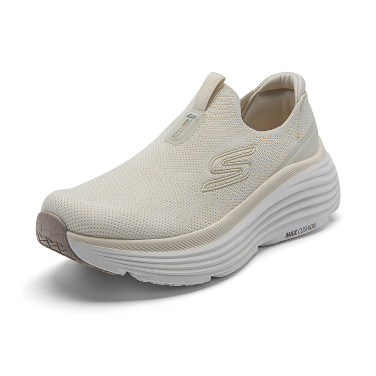 Skechers Rebound Height Increasing Lightweight Low top Running Shoes Women’s Ivory