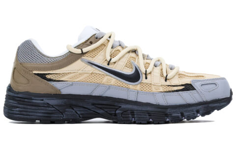 Nike P 6000 Mesh, Leather Cushioning Abrasion Resistant Cushioning, Wear Resistant Low top Running Shoes Unisex