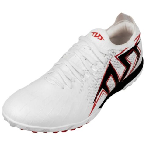 TLSS. TF Turf Artificial Turf Cushioning Anti Twist Soccer Shoes Unisex White