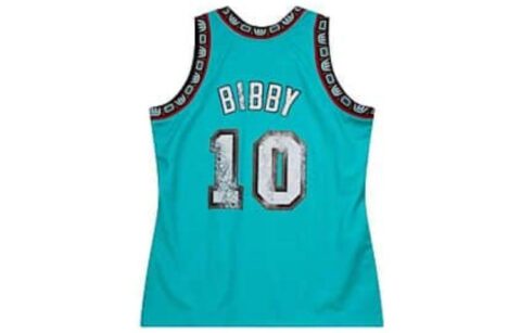Mitchell Ness Basketball Jerseys Men’s Blue Moderate Other