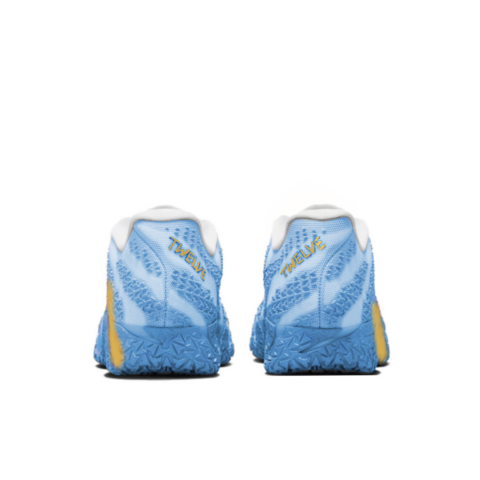 Nike Ja Morant 3 Slip Resistant Abrasion Resistant Low top Basketball Shoes Unisex Yellow Blue